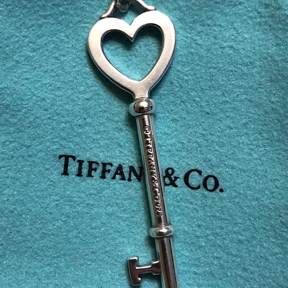 Tiffany & Co key necklace